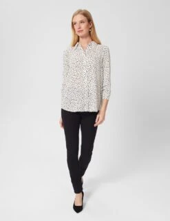 Polka Dot Collared Shirt -Marks and Spencer Shop MS 10 T83 8482T Y8 X EC 1