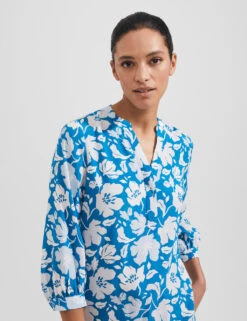 Floral Notch Neck Popover Blouse 10 Floral Notch Neck Popover Blouse -Marks and Spencer Shop MS 10 T83 8594T E0 X EC 2