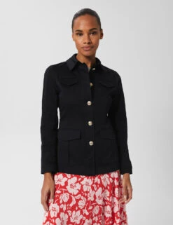 Cotton Rich Collared Jacket