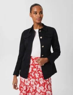 Cotton Rich Collared Jacket -Marks and Spencer Shop MS 10 T83 8597T F0 X EC 2