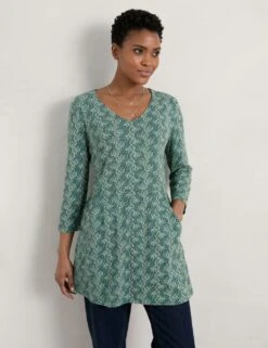 Organic Cotton Printed Tunic -Marks and Spencer Shop MS 10 T83 8846T J4 X EC 1