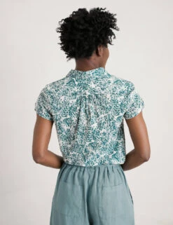 Organic Cotton Printed Collared Shirt -Marks and Spencer Shop MS 10 T83 8900T XT X EC 2