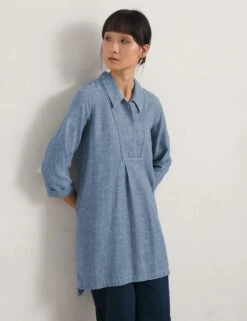 Organic Cotton Collared Tunic -Marks and Spencer Shop MS 10 T83 9471S E0 X EC 1