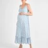 Maternity Floral Midaxi Tiered Dress -Marks and Spencer Shop Maternity Floral Midaxi Tiered Dress