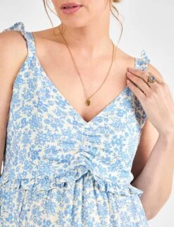 Maternity Floral Midaxi Tiered Dress -Marks and Spencer Shop Maternity Floral Midaxi Tiered Dress 2