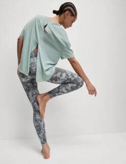 Modal Blend Lightweight Tie Back T-Shirt -Marks and Spencer Shop Modal Blend Lightweight Tie Back T Shirt 4