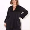 Modal Rich V-Neck Tunic