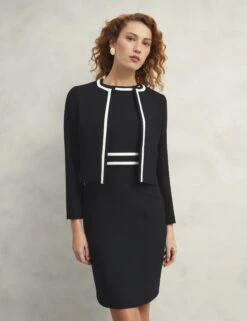 Monochrome Cropped Jacket