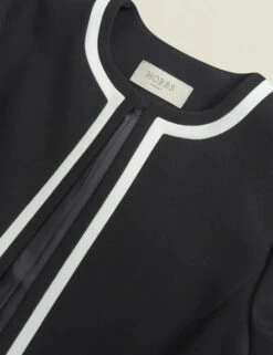 Monochrome Cropped Jacket -Marks and Spencer Shop Monochrome Cropped Jacket 7