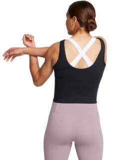 Under Armour Motion Scoop Neck Scoop Back Crop Vest Top -Marks and Spencer Shop Motion Scoop Neck Scoop Back Crop Vest Top 2