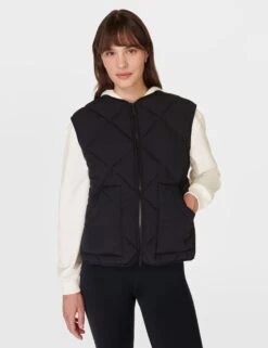 Sweaty Betty On The Move Quilted Padded Zip Up Gilet