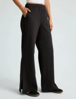 Beyond Yoga Open Ended Cotton Rich Wide Leg Joggers -Marks and Spencer Shop Open Ended Cotton Rich Wide Leg Joggers 3