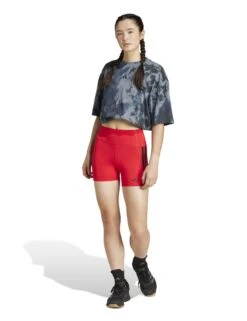 ADIDAS Optime 3-Stripes Compression Sports Shorts -Marks and Spencer Shop Optime 3 Stripes Compression Sports Shorts 2