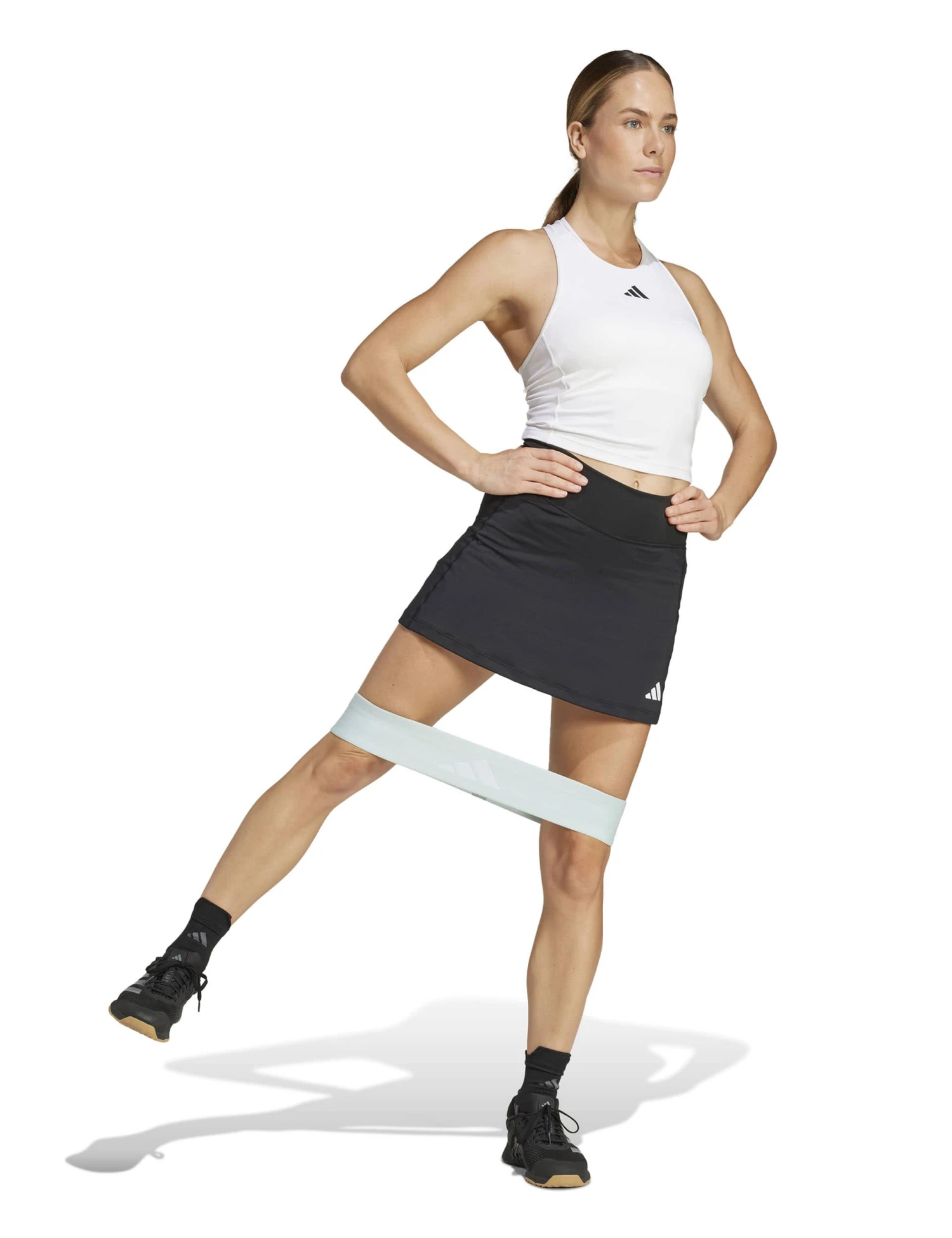 ADIDAS Optime Sports Skirt With Integrated Shorts 5 ADIDAS Optime Sports Skirt With Integrated Shorts - Image 3