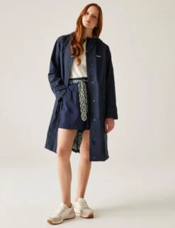 Regatta Orla Kiely II Waterproof Hooded Longline Mac -Marks and Spencer Shop Orla Kiely II Waterproof Hooded Longline Mac 2