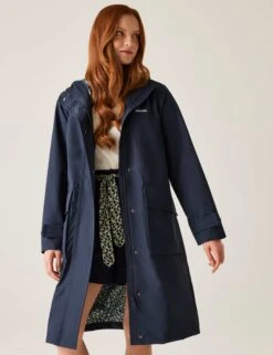 Regatta Orla Kiely II Waterproof Hooded Longline Mac -Marks and Spencer Shop Orla Kiely II Waterproof Hooded Longline Mac 3