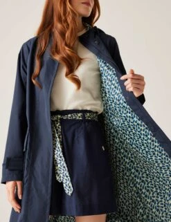 Regatta Orla Kiely II Waterproof Hooded Longline Mac -Marks and Spencer Shop Orla Kiely II Waterproof Hooded Longline Mac 6