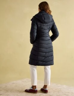 Joules Padded Hooded High Neck Longline Coat -Marks and Spencer Shop Padded Hooded High Neck Longline Coat 2