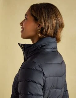 Joules Padded Hooded High Neck Longline Coat -Marks and Spencer Shop Padded Hooded High Neck Longline Coat 4