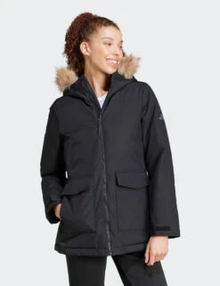 ADIDAS Paveric Faux Fur Trim Hooded Parka Coat 16 ADIDAS Paveric Faux Fur Trim Hooded Parka Coat -Marks and Spencer Shop Paveric Faux Fur Trim Hooded Parka Coat 2
