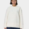 Sweaty Betty Peaceful Cotton Blend Ribbed Sweatshirt -Marks and Spencer Shop Peaceful Cotton Blend Ribbed Sweatshirt