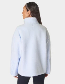 Sweaty Betty Plush Funnel Neck Half Zip Fleece Jacket -Marks and Spencer Shop Plush Funnel Neck Half Zip Fleece Jacket 3