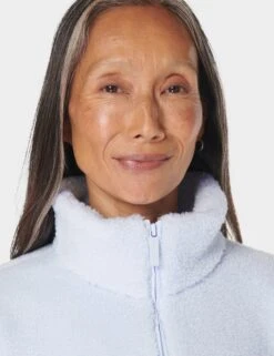 Sweaty Betty Plush Funnel Neck Half Zip Fleece Jacket -Marks and Spencer Shop Plush Funnel Neck Half Zip Fleece Jacket 4