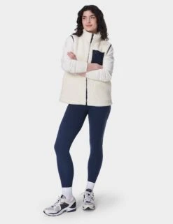 Sweaty Betty Plush Zip Up Funnel Neck Fleece Gilet -Marks and Spencer Shop Plush Zip Up Funnel Neck Fleece Gilet 2