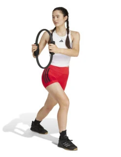 ADIDAS Power 3-Stripes Racer Back Vest Top With Bra -Marks and Spencer Shop Power 3 Stripes Racer Back Vest Top with Bra 2