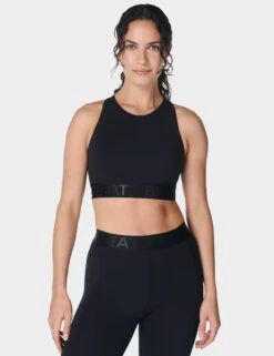 Sweaty Betty Power Logo Padded Crop Top