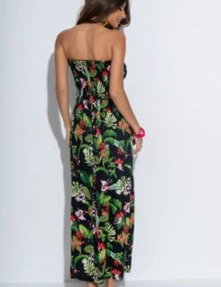 Pour Moi Printed Maxi Shirred Beach Dress -Marks and Spencer Shop Printed Maxi Shirred Beach Dress 3