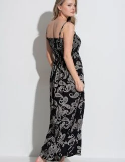 Pour Moi Printed Shirred Maxi Beach Dress -Marks and Spencer Shop Printed Shirred Maxi Beach Dress 2