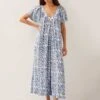 MONSOON Printed V-Neck Wide Leg Jumpsuit -Marks and Spencer Shop Printed V Neck Wide Leg Jumpsuit