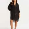 Seafolly Pure Cotton Beach Cover Up Shirt -Marks and Spencer Shop Pure Cotton Beach Cover Up Shirt