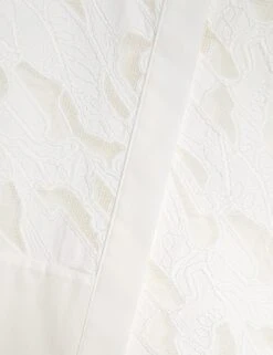 Pure Cotton Broderie Detail Relaxed Shirt -Marks and Spencer Shop Pure Cotton Broderie Detail Relaxed Shirt 6