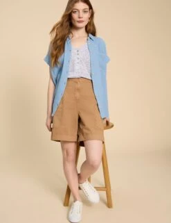 WHITE STUFF Pure Cotton Cargo Shorts