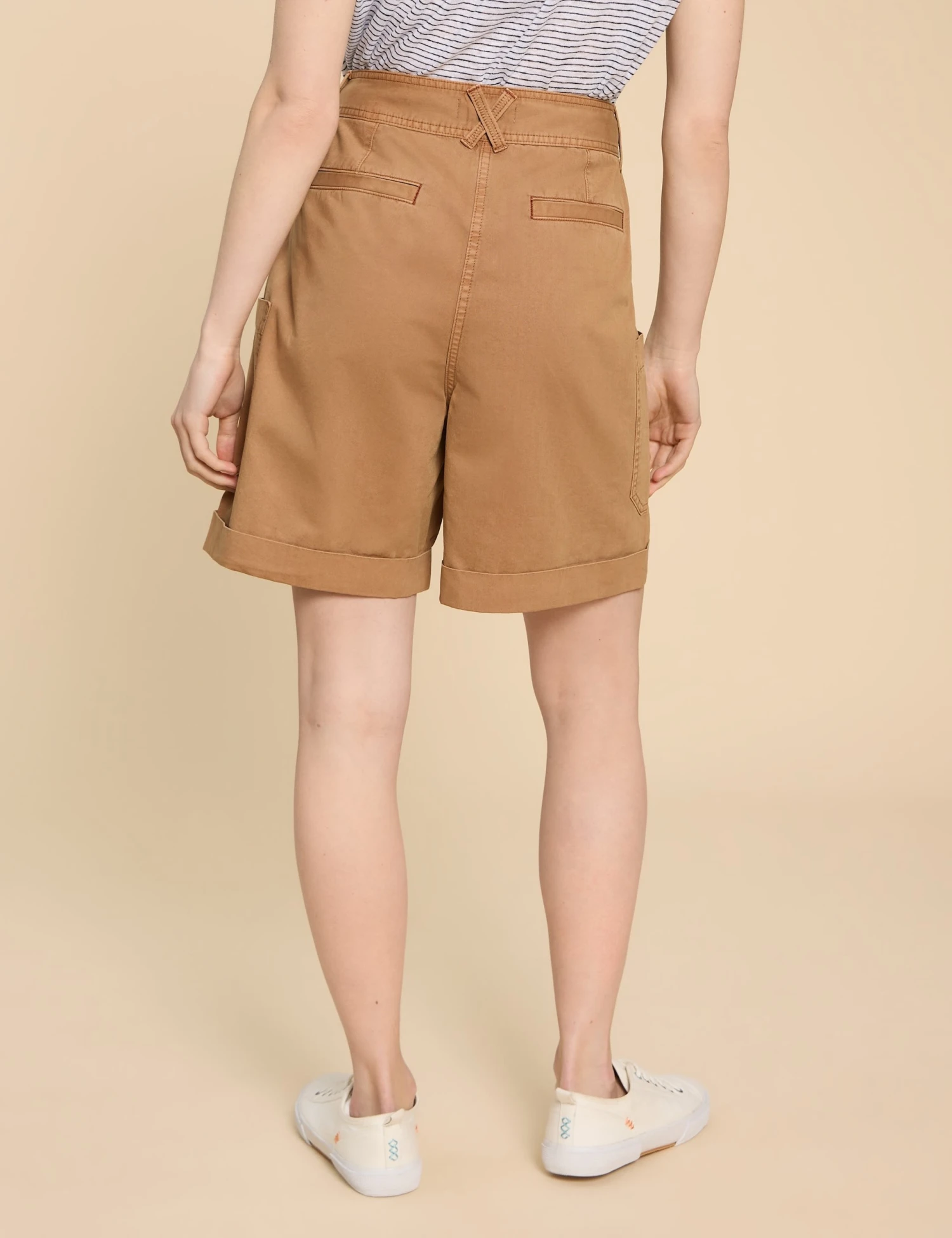 WHITE STUFF Pure Cotton Cargo Shorts 6 WHITE STUFF Pure Cotton Cargo Shorts - Image 4