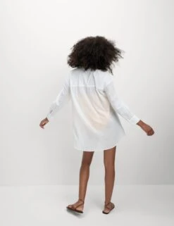 Pure Cotton Collared Beach Shirt -Marks and Spencer Shop Pure Cotton Collared Beach Shirt 4