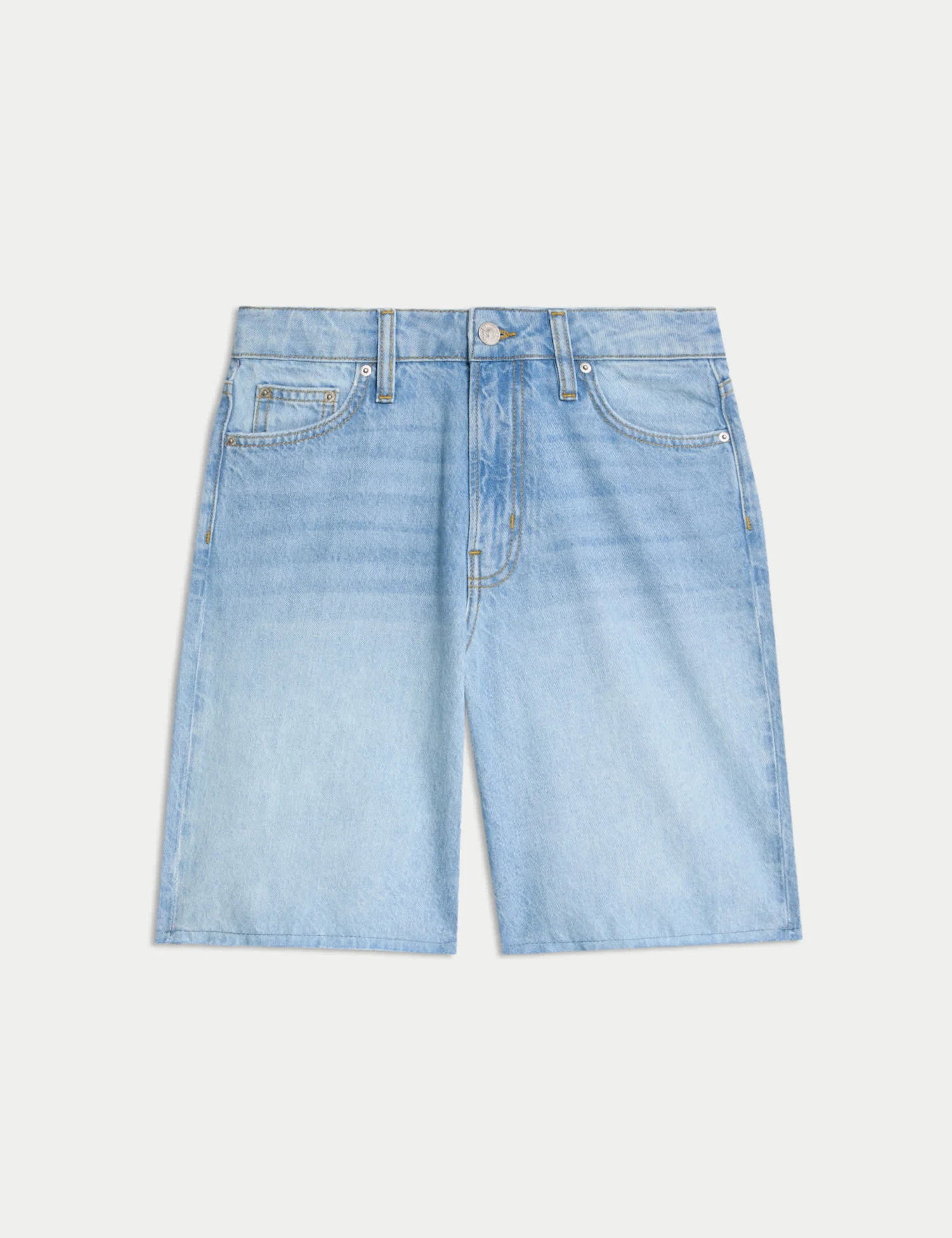 Pure Cotton Denim Bermuda Shorts 4 Pure Cotton Denim Bermuda Shorts - Image 2