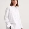 Jaeger Pure Cotton Double Cuff Relaxed Shirt