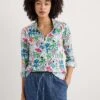 Pure Cotton Floral Shirt 1 Pure Cotton Floral Shirt -Marks and Spencer Shop Pure Cotton Floral Shirt