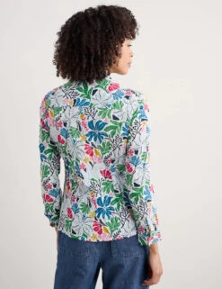 Pure Cotton Floral Shirt -Marks and Spencer Shop Pure Cotton Floral Shirt 3