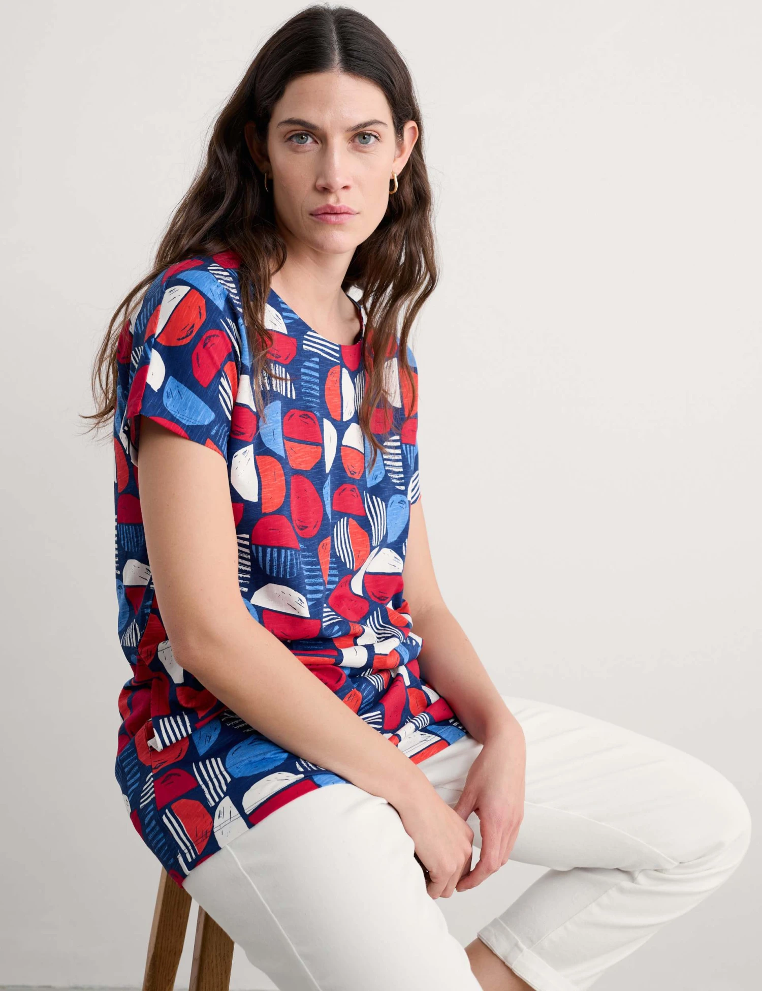 Pure Cotton Geometric Tunic 3 Pure Cotton Geometric Tunic