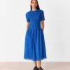 Whistles Pure Cotton Midi Skater Dress -Marks and Spencer Shop Pure Cotton Midi Skater Dress