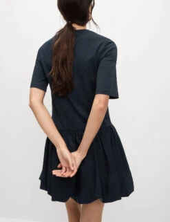 Pure Cotton Mini Drop Waist Dress -Marks and Spencer Shop Pure Cotton Mini Drop Waist Dress 4