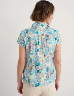 Pure Cotton Printed Shirt -Marks and Spencer Shop Pure Cotton Printed Shirt 3