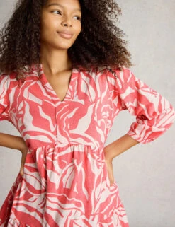 WHITE STUFF Pure Cotton Printed Tunic -Marks and Spencer Shop Pure Cotton Printed Tunic 4