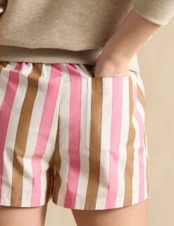 Joules Pure Cotton Striped Shorts -Marks and Spencer Shop Pure Cotton Striped Shorts 6