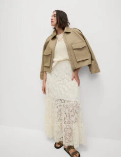 Pure Cotton Utility Trucker Jacket -Marks and Spencer Shop Pure Cotton Utility Trucker Jacket 11