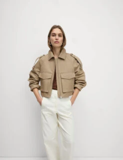 Pure Cotton Utility Trucker Jacket -Marks and Spencer Shop Pure Cotton Utility Trucker Jacket 4